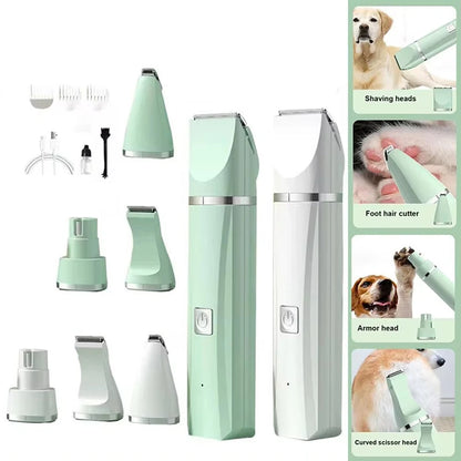 4 in 1 Electric Pet Grooming Kit